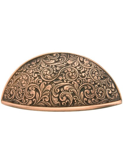 Saddleworth 3 5/8 inch Bin Pull in Antique Copper.